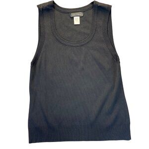 Cable & Gauge Black Sleeveless Knit Tank Top Size 2